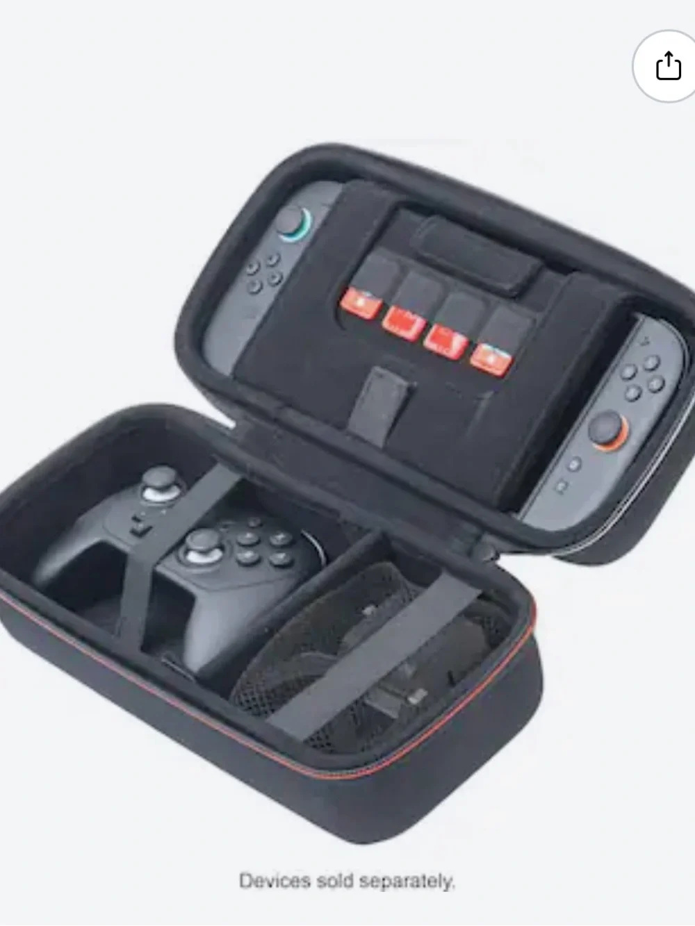 Nintendo Switch2 Black Carry Hard Shell Travel Case